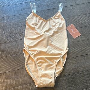 Capezio Dance Leotard Nude Size Small NWT